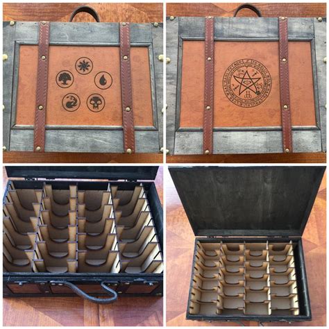 diy steel mtg box|mtg magic card box.